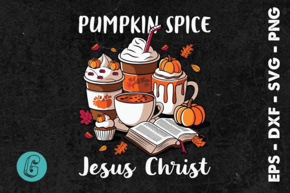 Christ Pumpkin Spice Jesus SVG: A Unique Graphic for Print Templates