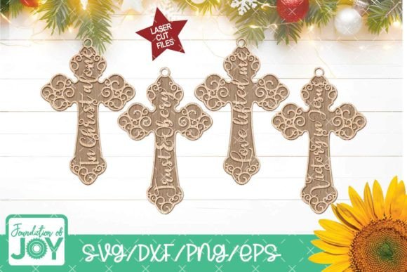 Christian Hymn Ornaments for Laser Cutting