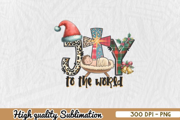 Christmas Jesus Joy to the World PNG: A Crafty Graphic for Publishers