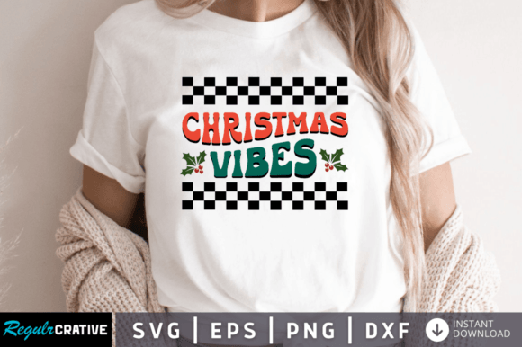 Christmas Vibes SVG: Perfect for Crafts and Graphics
