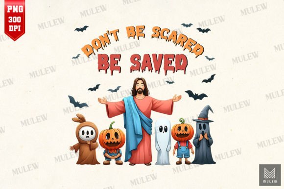 Funny Jesus Halloween Sublimation PNG for Creative Crafts and Graphics