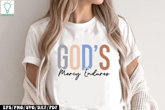 God's Mercy Endures SVG: A Versatile Graphic for Crafts