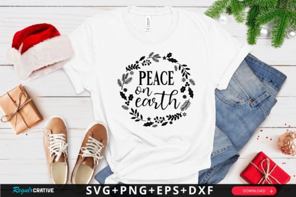Peace on Earth SVG Design: A Versatile Graphics Asset for Crafts