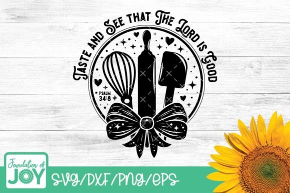 Review: Taste and See, Christian Kitchen Svg for Crafts