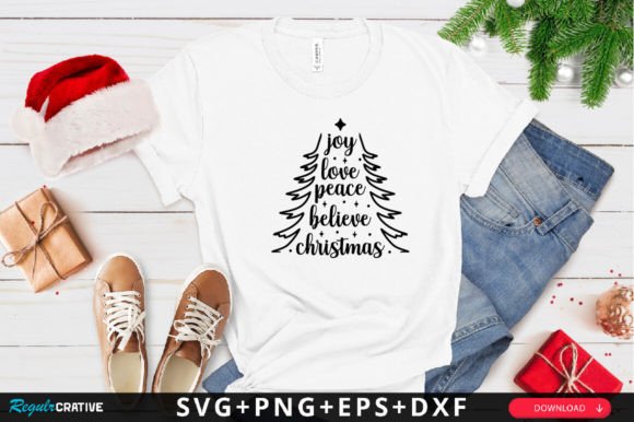 Reviewing Joy Love Peace Believe Christmas SVG for Crafts and Graphics